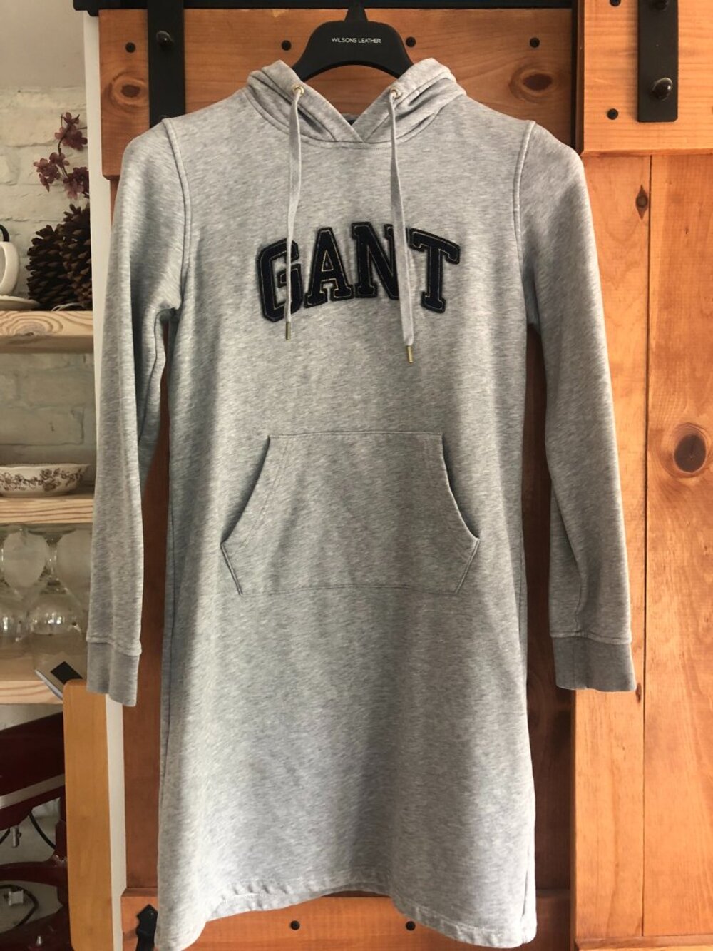Grey Gant Long Hoodie